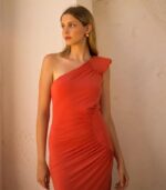 Vestido Babette en Naranja - Imagen 2