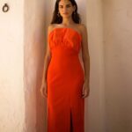 Vestido Edith en Naranja