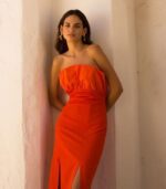 Vestido Edith en Naranja - Imagen 2