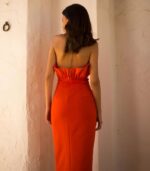 Vestido Edith en Naranja - Imagen 3