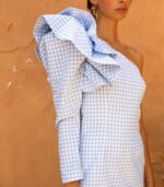 Vestido Aneta Vichy Azul - Imagen 2