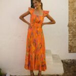 Vestido Louisse en naranja