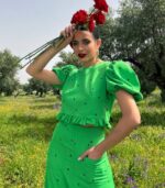 Conjunto Flamenco Alejandra "Verde"