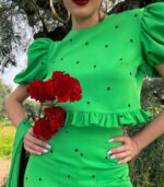 Conjunto Flamenco Alejandra "Verde" - Imagen 5