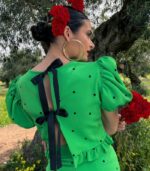 Conjunto Flamenco Alejandra "Verde" - Imagen 2