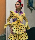 Vestido Flamenco Ana "Amarillo" - Imagen 2