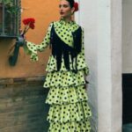 Vestido Flamenco Ana "Verde Manzana"
