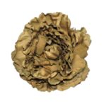 Flor Peonía Grande Abierta "Dorada"