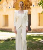 Conjunto de pantalón Jaretas (Blanco)