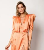 Vestido Flavia en naranja - Imagen 2