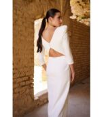 Vestido Maxiflor (Blanco) - Imagen 4