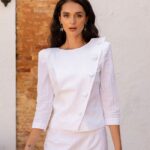 Conjunto Frida Vichy (Blanco)