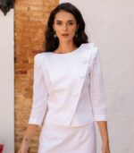 Conjunto Frida Vichy (Blanco)