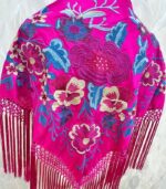 Mantoncillo Agatha (Fucsia con buganvilla) - Imagen 2
