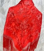 Mantoncillo Lucia Bordado al tono (Coral) - Imagen 2