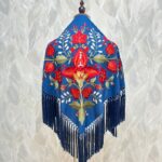 Mantoncillo Sofía (Azul petróleo)