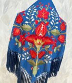 Mantoncillo Sofía (Azul petróleo) - Imagen 2