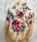 Mantoncillo Anastasia (Beige con rosa) - Imagen 3