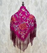Mantoncillo Carla (Buganvilla con rojo)