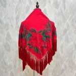 Mantoncillo Flavia (Rojo con rojo)