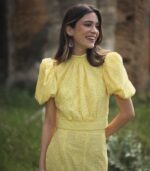 Conjunto Antonella Perforado (Amarillo)