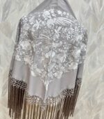 Mantoncillo Pavo Real (Gris Perla) - Imagen 2