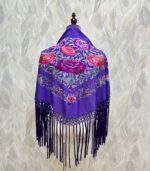Mantoncillo Volapié (Morado)