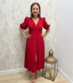 Vestido Zarvella (Rojo) - Imagen 2