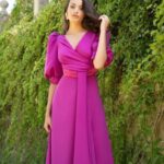 Vestido Arel (Buganvilla)