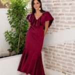 Vestido Iria (Granate)