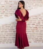 Vestido Iria (Granate) - Imagen 5