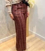 Pantalón de cuadros (Burdeos/Beige) - Imagen 2
