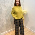 Pantalón de cuadros (Azul/Beige)