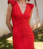 Vestido Claudia (Coral) - Imagen 3