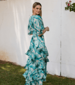 Vestido Brigitte Palmeras (Azul) - Imagen 6