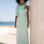 Vestido Camelia (Verde agua)