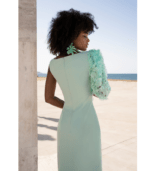 Vestido Camelia (Verde agua) - Imagen 5