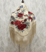Mantoncillo Anastasia (Beige y rojo)