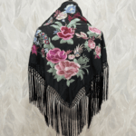 Mantoncillo Anastasia (Negro y rosa)