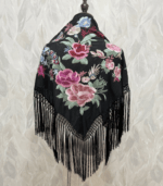 Mantoncillo Anastasia (Negro y rosa)
