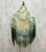 Mantoncillo Anastasia (Verde viejo y beige)