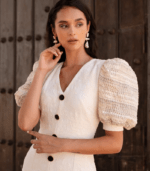 Vestido Sabina (Beige) - Imagen 4
