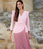 Vestido Flecos (Nude) - Imagen 3