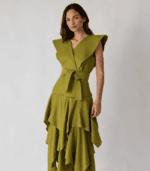 Vestido Clarissa (Verde oliva) - Imagen 2