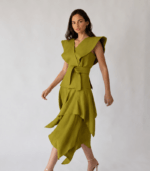 Vestido Clarissa (Verde oliva)