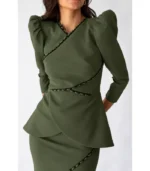 Vestido Alba Verde - Imagen 3
