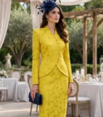 Traje de Chaqueta Mostaza