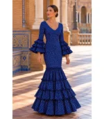 Vestido de flamenca Córdoba – Azul - Imagen 2