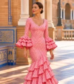 Vestido de flamenca Gala – Rosa