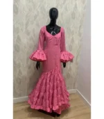 Vestido de flamenca Gala – Rosa - Imagen 3